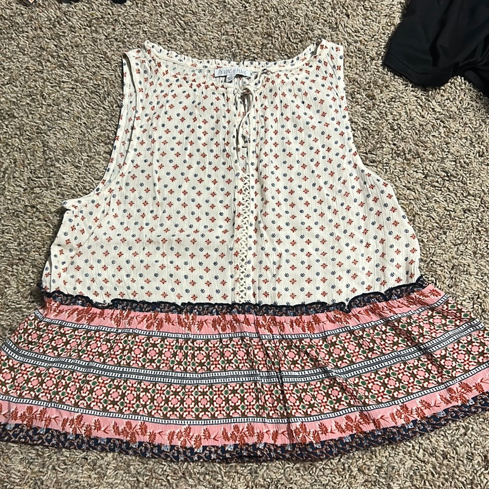 gorgeous printed tank top